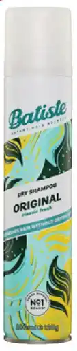 Priceline Batiste Original Dry Shampoo offer