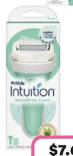 Priceline Schick Intuition Sensitive Care Kit +3 offer