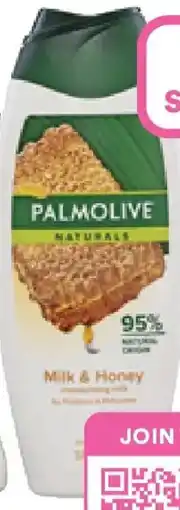 Priceline Palmolive Naturals Body Wash with Milk & Honey extracts offer