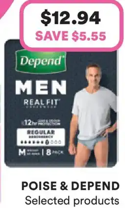 Priceline Depend Realfit Underwear for Men Medium offer