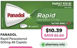 Priceline Panadol Rapid Paracetamol offer