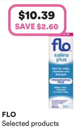 Priceline Flo saline plus nasal spray offer