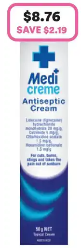 Priceline Medicreme Antiseptic Cream offer