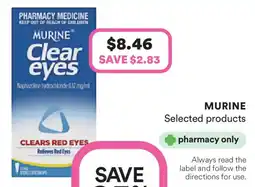 Priceline Murine clear eyes offer