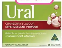 Priceline Ural Cranberry Flavour Effervescent Powder Sachets offer