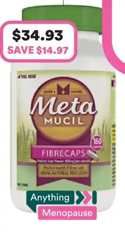 Priceline Metamucil Fibrecaps offer