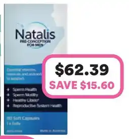 Priceline Natalis pre-conception for men offer