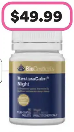Priceline Bioceuticals restoracalm night offer
