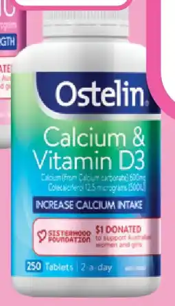 Priceline Ostelin Calcium & Vitamin D3 offer