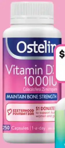 Priceline Ostelin Vitamin D3 1000IU offer