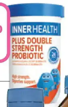 Priceline Inner health plus double strength probiotic offer