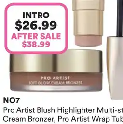 Priceline N07 pro artist blush highlighter multi-stickcream bronzer offer