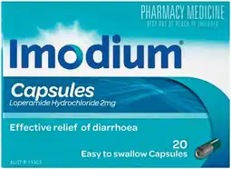 Soul Pattinson Chemist Imodium 20 Capsules offer