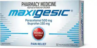 Soul Pattinson Chemist Maxigesic 12 Tablets offer