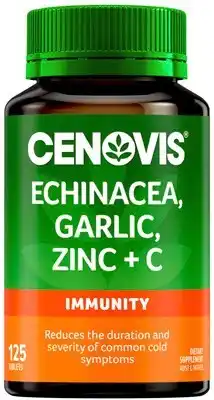 Amcal Pharmacies Cenovis Echinacea, Garlic, Zinc + C 125 Tablets offer