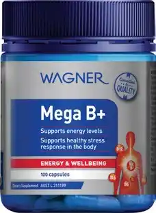Amcal Pharmacies Wagner Mega B+ 100 Capsules offer