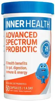 Amcal Pharmacies Inner Health Advanced Spectrum Probiotic 50 Capsules offer
