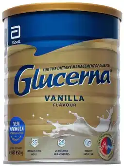 Amcal Pharmacies Glucerna Vanilla Flavour Powder offer