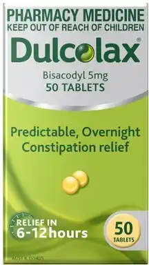 Amcal Pharmacies Dulcolax Constipation Relief Tablets offer