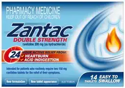 Amcal Pharmacies Zantac Double Strength 300mg offer