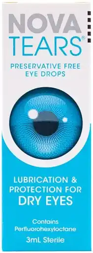 Amcal Pharmacies NovaTears Preservative Free Eye Drops offer