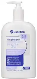 Amcal Pharmacies Guardian Kids Sensitive Sunscreen Lotion SPF50+ offer