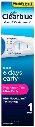Amcal Pharmacies Clearblue Pregnancy Test Ultra Early 1 Test offer