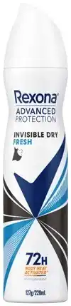 Amcal Pharmacies Rexona Women Advanced Protection Antiperspirant Invisible Dry Fresh offer