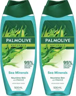 Amcal Pharmacies Palmolive Naturals Body Wash Sea Minerals offer