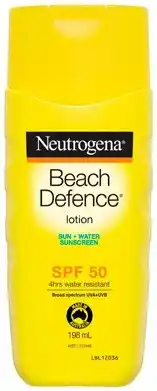 Amcal Pharmacies Neutrogena Beach Defence Sunscreen Lotion SPF 50 offer
