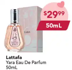 Amcal Pharmacies Lattafa yara eau de parfum offer