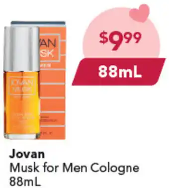 Amcal Pharmacies Jovan Musk for Men Cologne offer