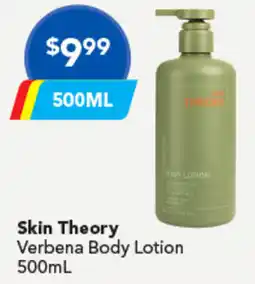 Amcal Pharmacies Skin theory verbena body lotion offer