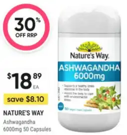 Super Pharmacy Nature's way. ashwagandha offer
