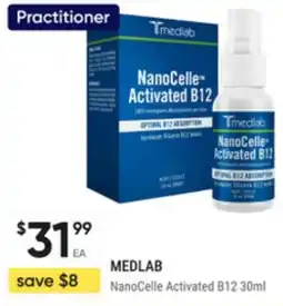 Super Pharmacy Practitioner medlab nanocelle activated b12 offer