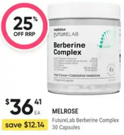 Super Pharmacy Melrose futurelab berberine complex offer