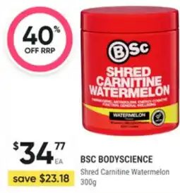 Super Pharmacy Bsc bodyscience shred carnitine watermelon offer