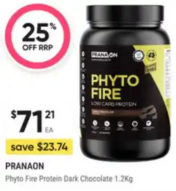 Super Pharmacy Pranaon phyto fire protein dark chocolate offer