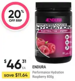 Super Pharmacy Endura performance hydration raspberry offer