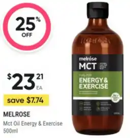 Super Pharmacy MELROSE Mct Oil Energy & Exercise offer