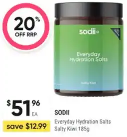 Super Pharmacy Sodii everyday hydration salts salty kiwi offer