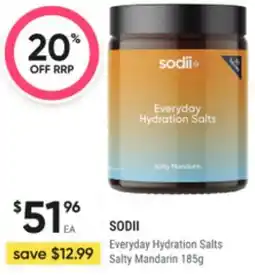 Super Pharmacy Sodii everyday hydration salts salty mandarin offer