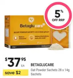 Super Pharmacy BETAGLUCARE Oat Powder Sachets offer