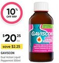 Super Pharmacy Gaviscon dual action liquid peppermint offer