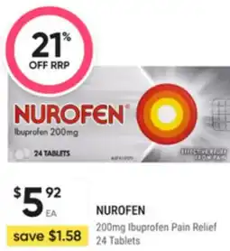 Super Pharmacy Nurofen ibuprofen pain relief offer