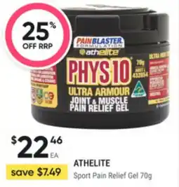 Super Pharmacy athelite Sport Pain Relief Gel offer