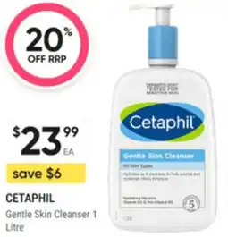 Super Pharmacy Cetaphil gentle skin cleanser offer