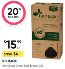 Super Pharmacy Biomagic hair colour cream dark brown 3.00 offer