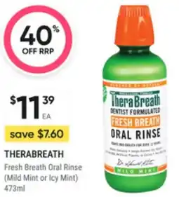 Super Pharmacy Thera breath fresh breath oral rinse offer