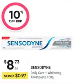 Super Pharmacy SENSODYNE Daily Care + Whitening Toothpaste offer